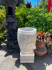 NEW Balinese Hand Crafted Terrazzo/Pebble Pot - Balinese Pot - Bali Garden Pots