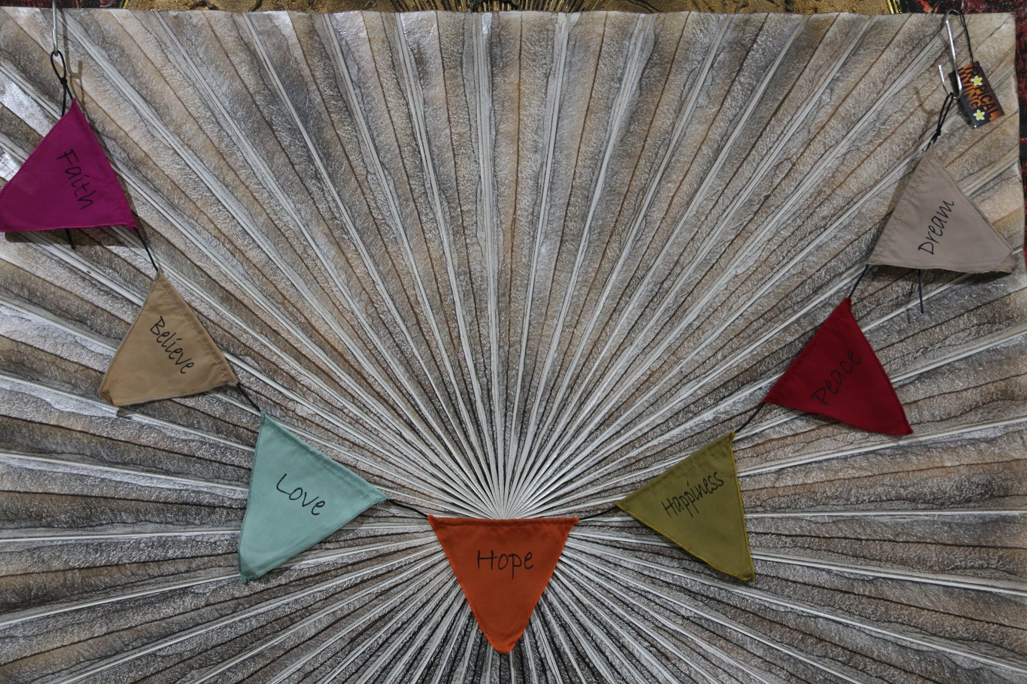 Small Balinese Affirmation / Prayer Flags - Small Bali Affirmation Bunting