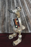 NEW Balinese Hand Crafted Wooden Rice Paddy Duck with Hat & Shoes!!  Bali Duck