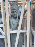 Hand Carved Greenstone Balinese Dewi Statue/Water Feature 1.5m - Bali Dewi