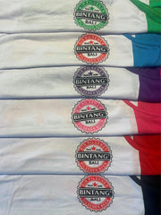 Bali Bintang Singlet - Balinese Bintang Beer Singlet - M Asst Colours Bintang