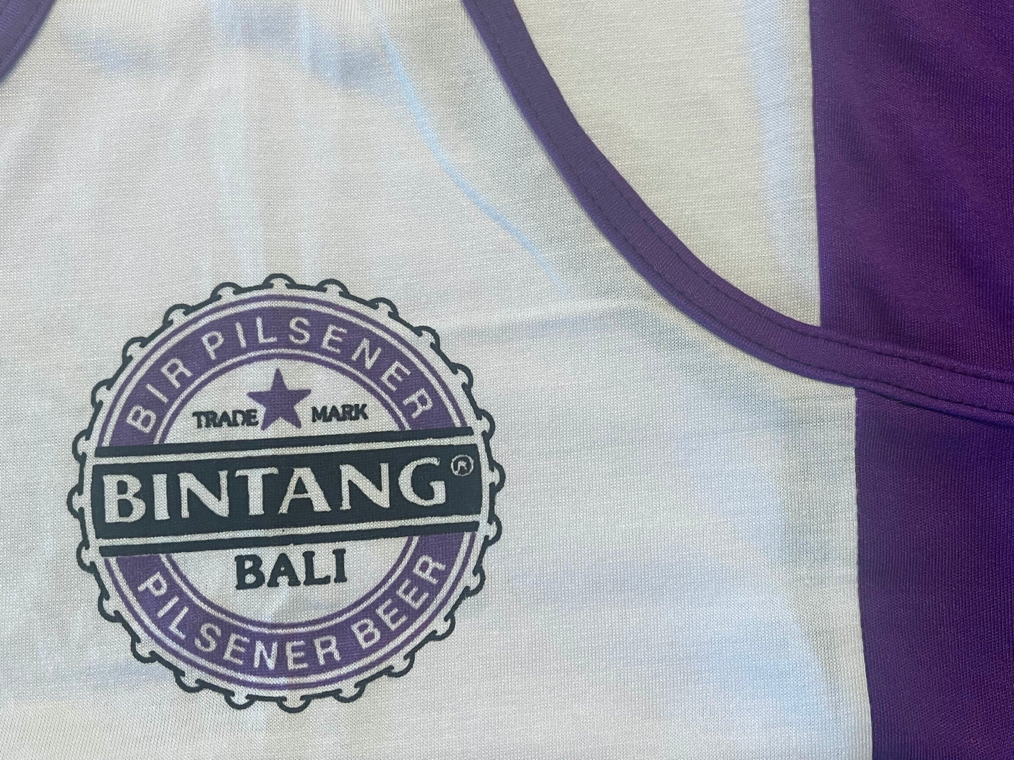 Bali Bintang Singlet - Balinese Bintang Beer Singlet - S Asst Colours Bintang