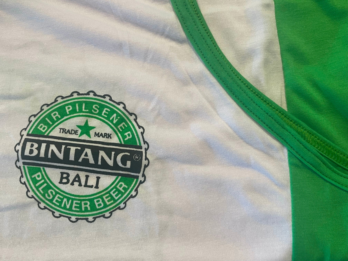 Bali Bintang Singlet - Balinese Bintang Beer Singlet - L Asst Colours Bintang