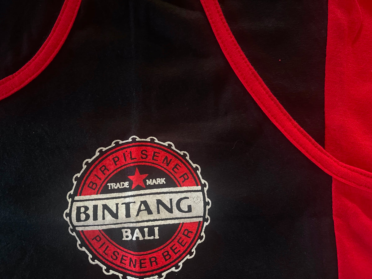 Bali Bintang Singlet - Balinese Bintang Beer Singlet - XL Asst Colours Bintang
