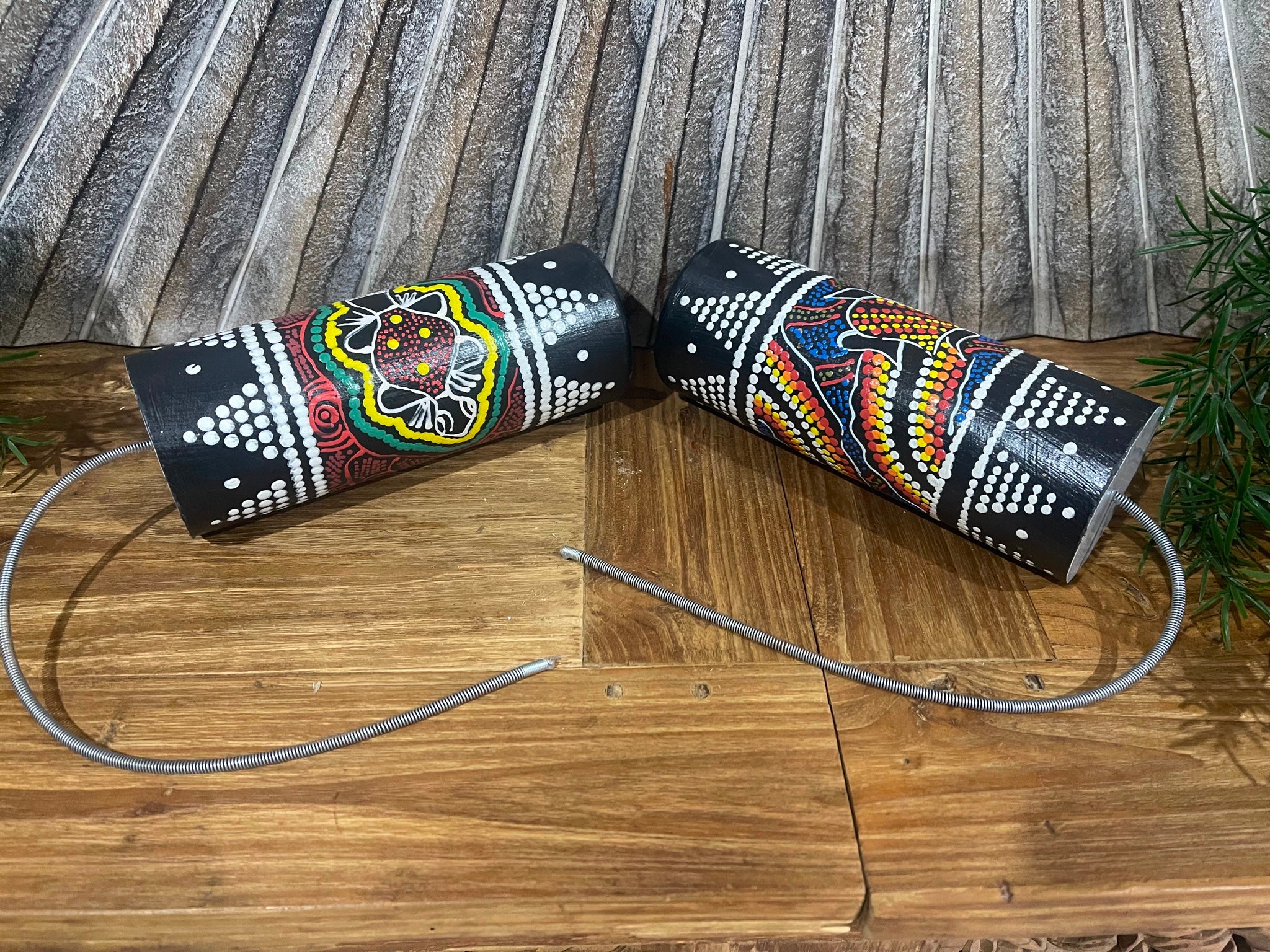 Spring Quater Instrument Balinese Thunder Shaker - Bali Music Percussion Instrument - Spring Dr ...