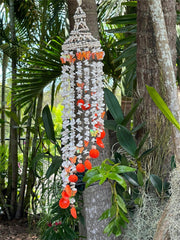 NEW Balinese Shell & Butterfly Windchime / Mobile - Bali Shell Mobile / Chime