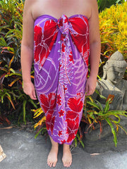 Bali Beach Mumu Sarong - Balinese Sarong Dress - Tie Up Tube Sarong S-XL