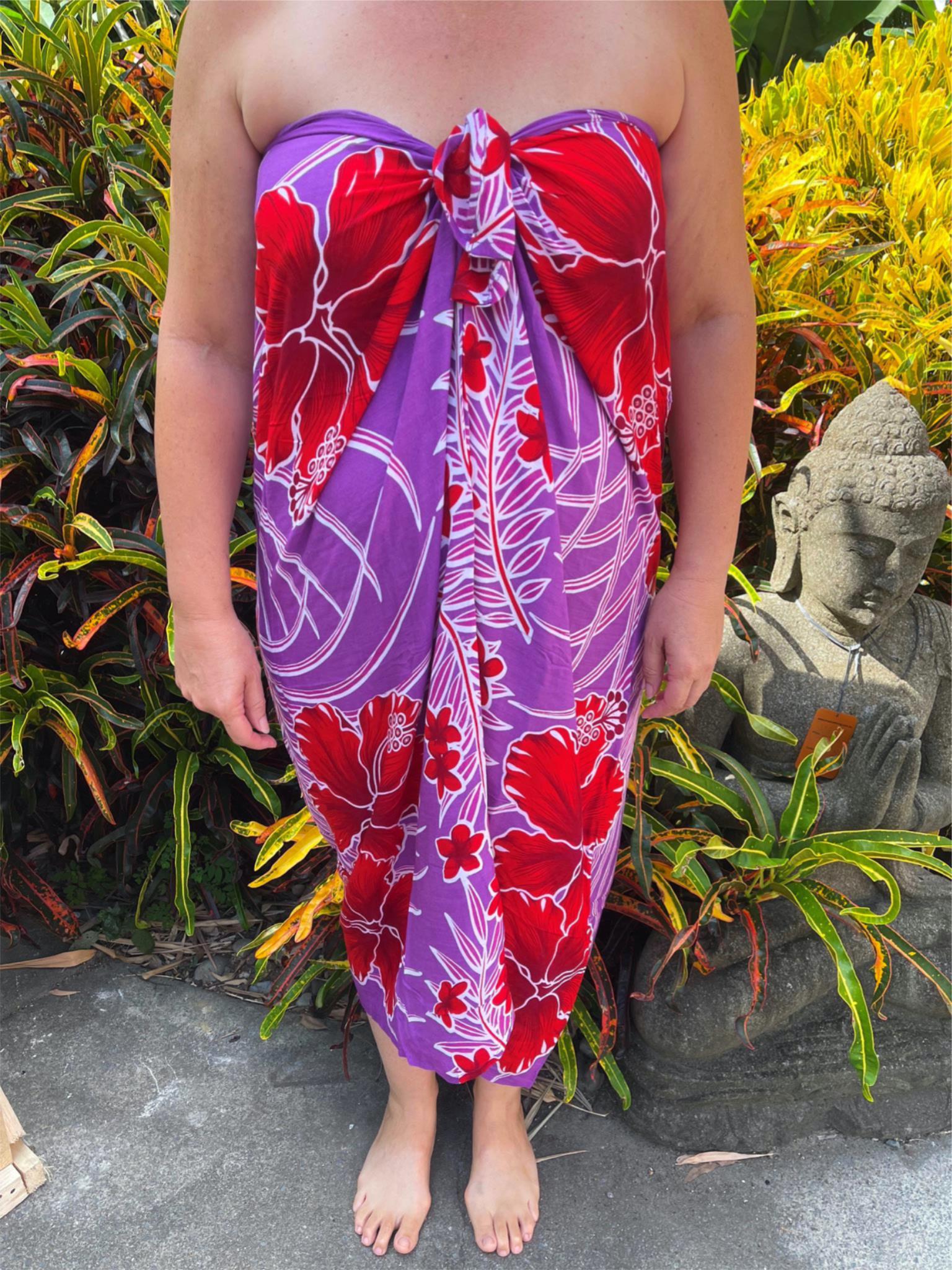 Bali Beach Mumu Sarong - Balinese Sarong Dress - Tie Up Tube Sarong S-XL Bali Beach Mumu Sarong - Balinese Sarong Dress - Tie Up Tube Sarong S-XL