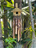 NEW Balinese Birdhouse / Bamboo Wind Chime - Bali Bamboo Wind Chime