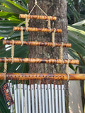 NEW Balinese Bamboo / Aluminium Wind Chime - Bali Bamboo Wind Chime GREAT sound!