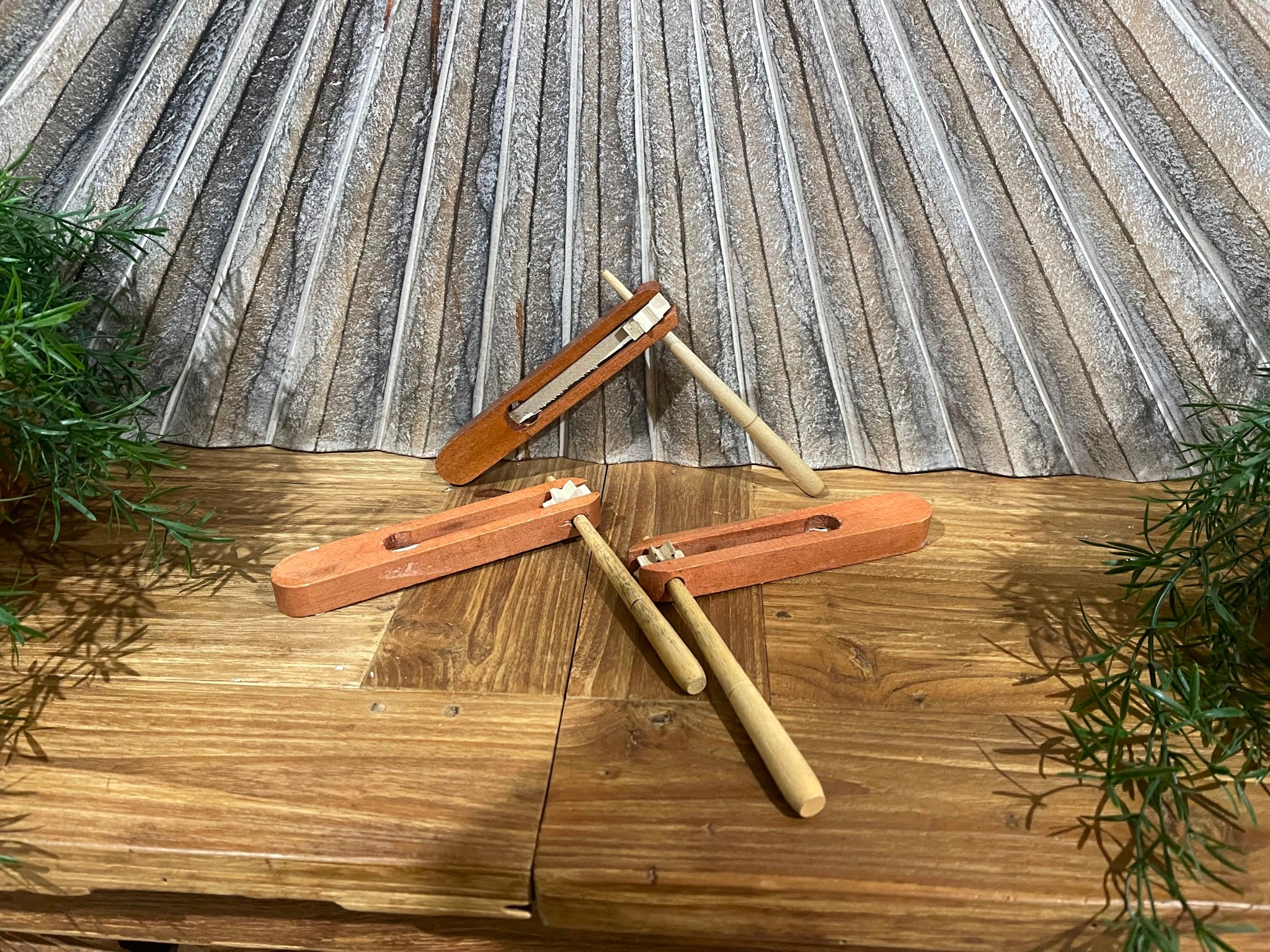 Hand Crafted Balinese Grasshopper Music Instrument - Bali Music Instru ...