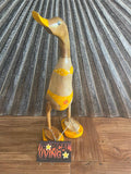 NEW Balinese Hand Carved Wooden M Bikini Duck - Bali Rice Paddy Duck - ASST