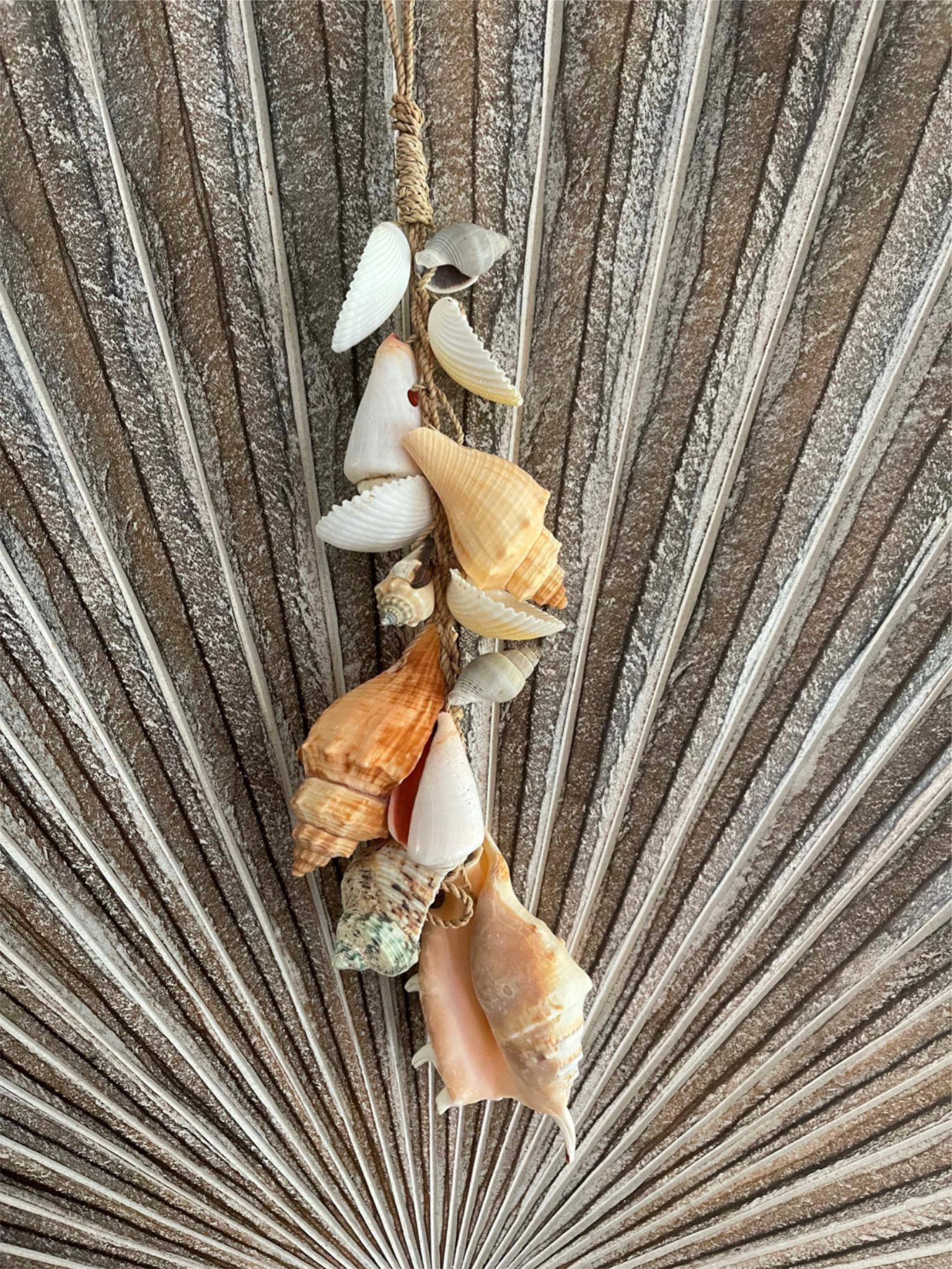 NEW BALINESE SHELL TASSEL - BALI SHELL HANGING DECOR - BOHO STYLE HOME ...