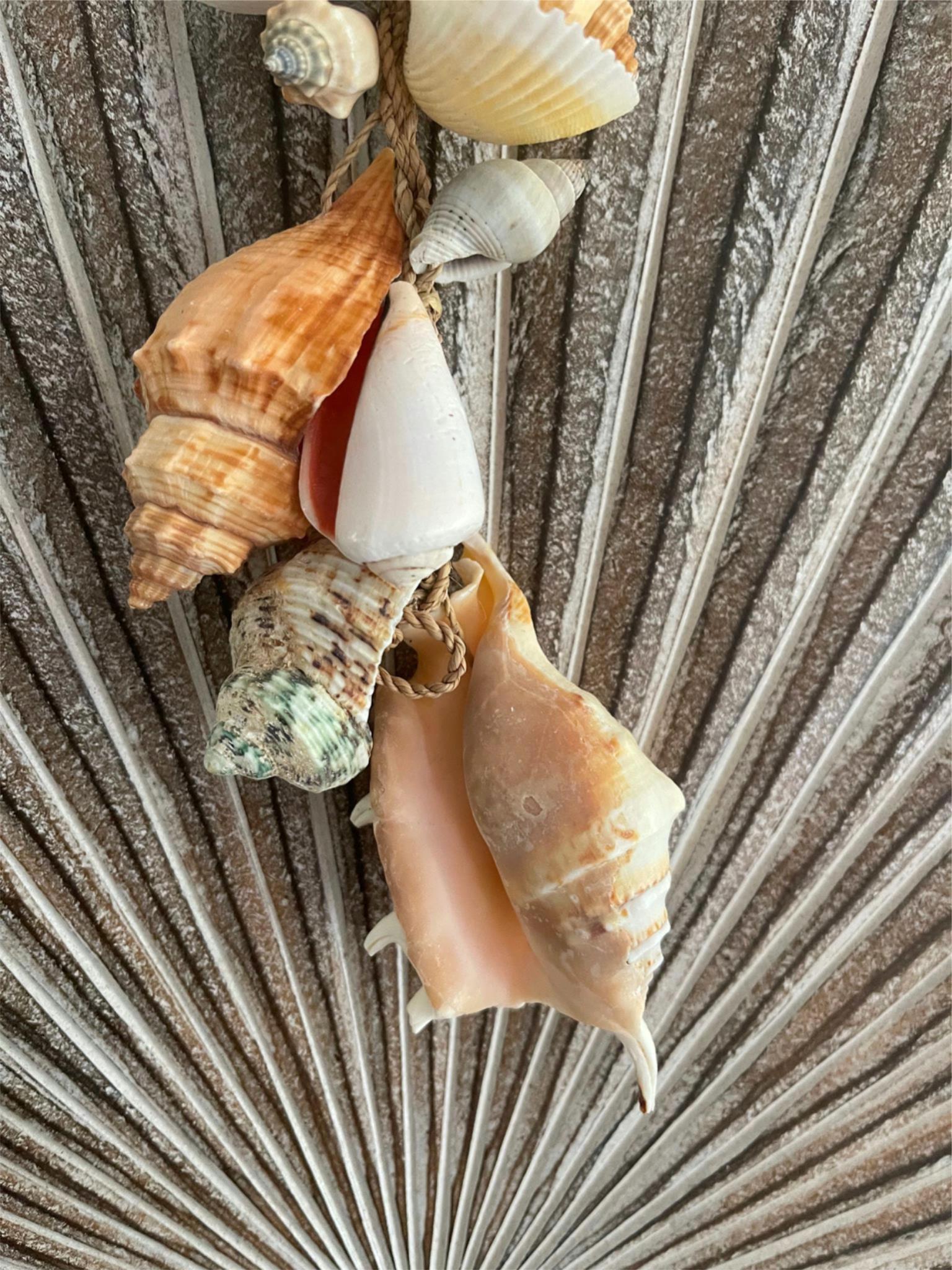 NEW BALINESE SHELL TASSEL - BALI SHELL HANGING DECOR - BOHO STYLE HOMEWARES