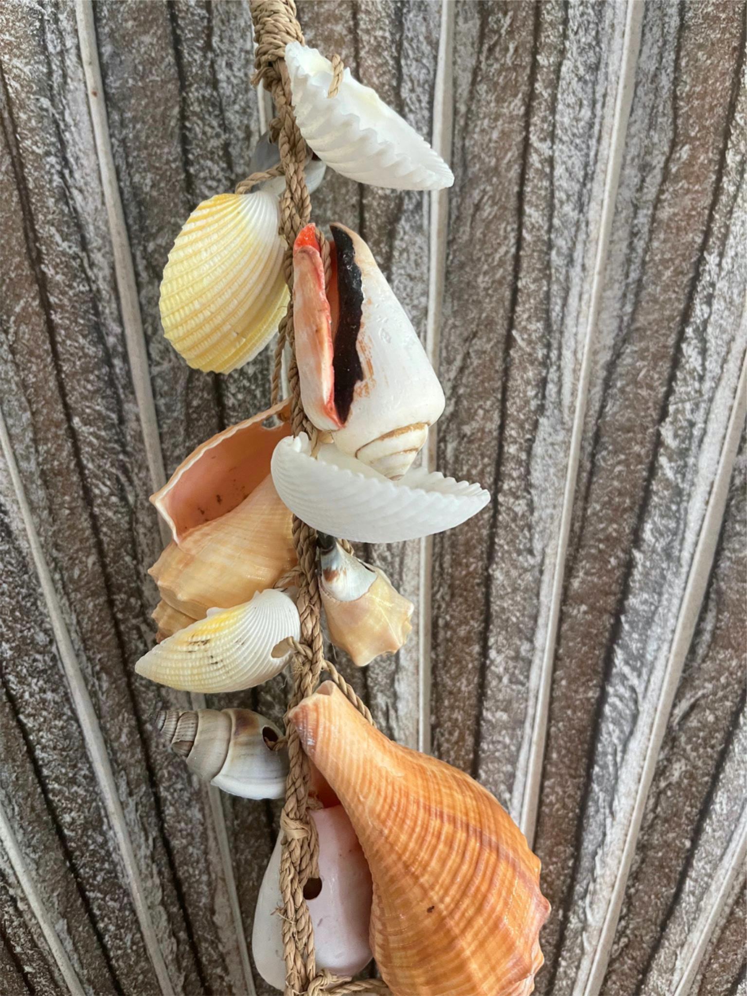 NEW BALINESE SHELL TASSEL - BALI SHELL HANGING DECOR - BOHO STYLE HOMEWARES