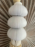New Balinese Sea Urchin Shell Tassel - Coastal Home Decor - Boho Style Homewares