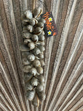 NEW Balinese Grey Shell Tassel - Bali Shell Hanging Decor - BOHO Style Homewares