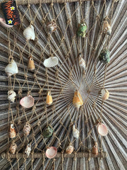 Balinese Shell Net Hanger / Wall Art - Bali Shell Hanging Wall Decor