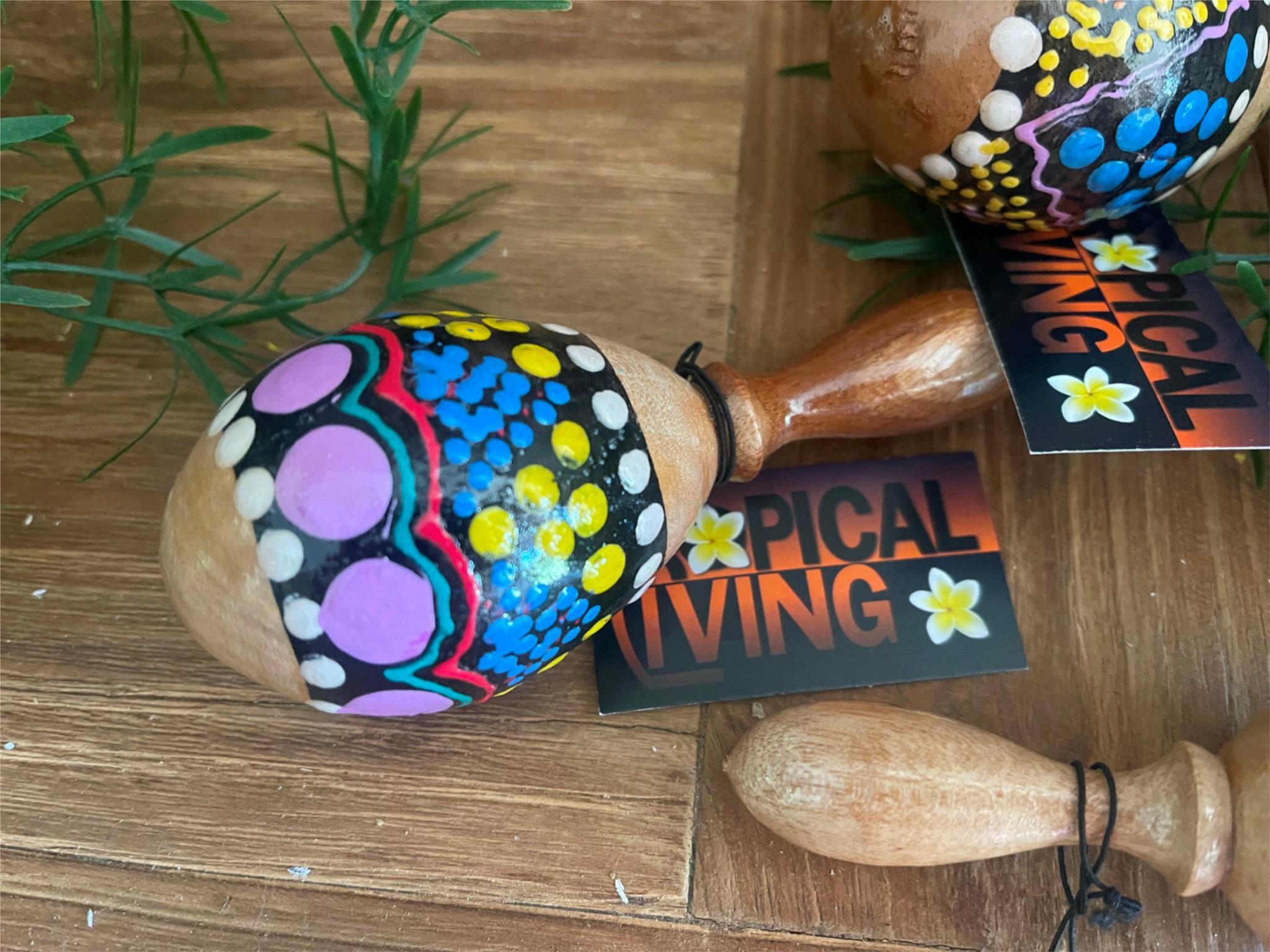 Brand New Hand Crafted Balinese Maraca - Bali Music Instrument - Maraca / Shaker