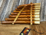 Brand New Pan Flute - Balinese 8 Pipe Pan Flute - GREAT SOUND!! M