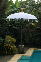 NEW Balinese 2m Single Ceremony Umbrella - Bali Umbrella - Balinese Garden Art