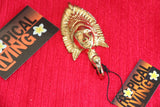 New BRASS Balinese Lady Head Hook - Ornate Brass BALI HOOK