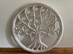 Balinese Hand Carved MDF TREE OF LIFE Wall Panel 40cm