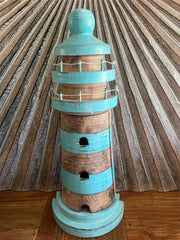 NEW Balinese Handmade Lighthouse Key Holder  -  Bali BOHO - Bali Homewares