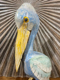NEW Balinese Hand Carved & Crafted Pelican Sculpture - Carved Pelican 2 Colours