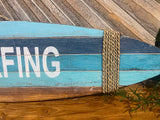 NEW Balinese Timber Surfboard Gone Surfing Sign - Bali Gone Surfing Sign
