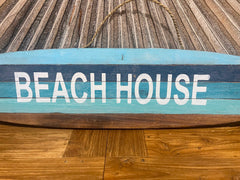 NEW Balinese Timber Surfboard BEACH HOUSE Sign