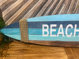 NEW Balinese Timber Surfboard BEACH HOUSE Sign