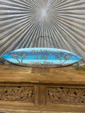 NEW Balinese Timber Surfboard THE BEACH IS MY HAPPY PLACE Sign - Bali Beach Sign
