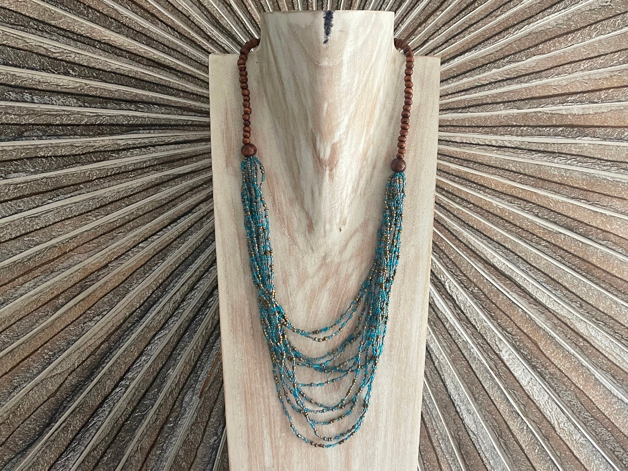 NEW Hand Crafted Balinese Bead Necklace - Balinese Jewellery