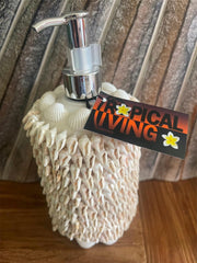 NEW Balinese Shell Soap or Body Lotions Dispenser - Bali BOHO Style Homewares