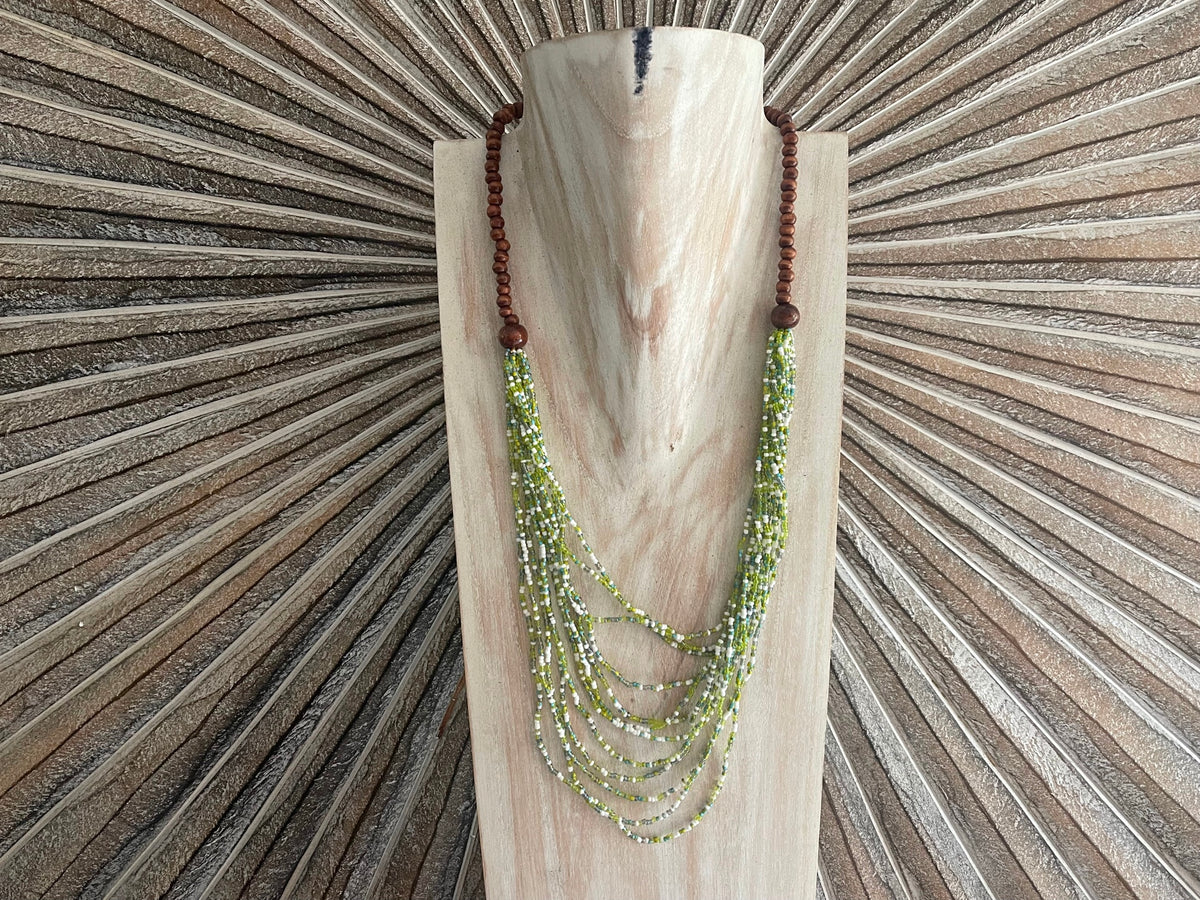 NEW Hand Crafted Balinese Bead Necklace - Balinese Jewellery