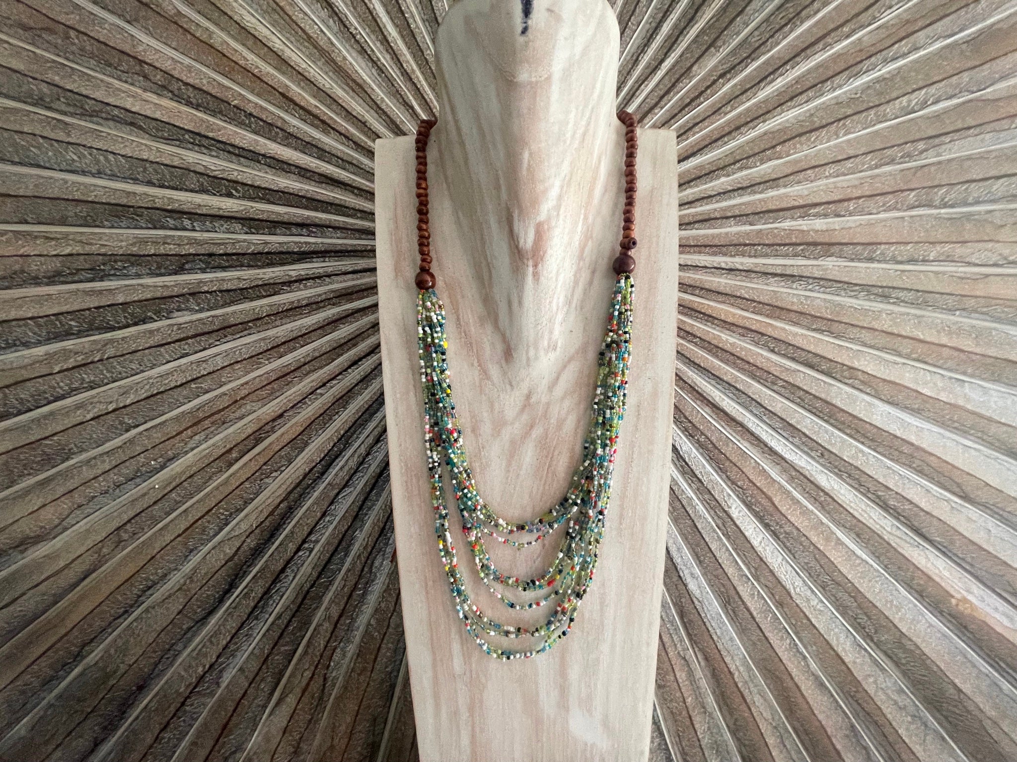 NEW Hand Crafted Balinese Bead Necklace - Balinese Jewellery