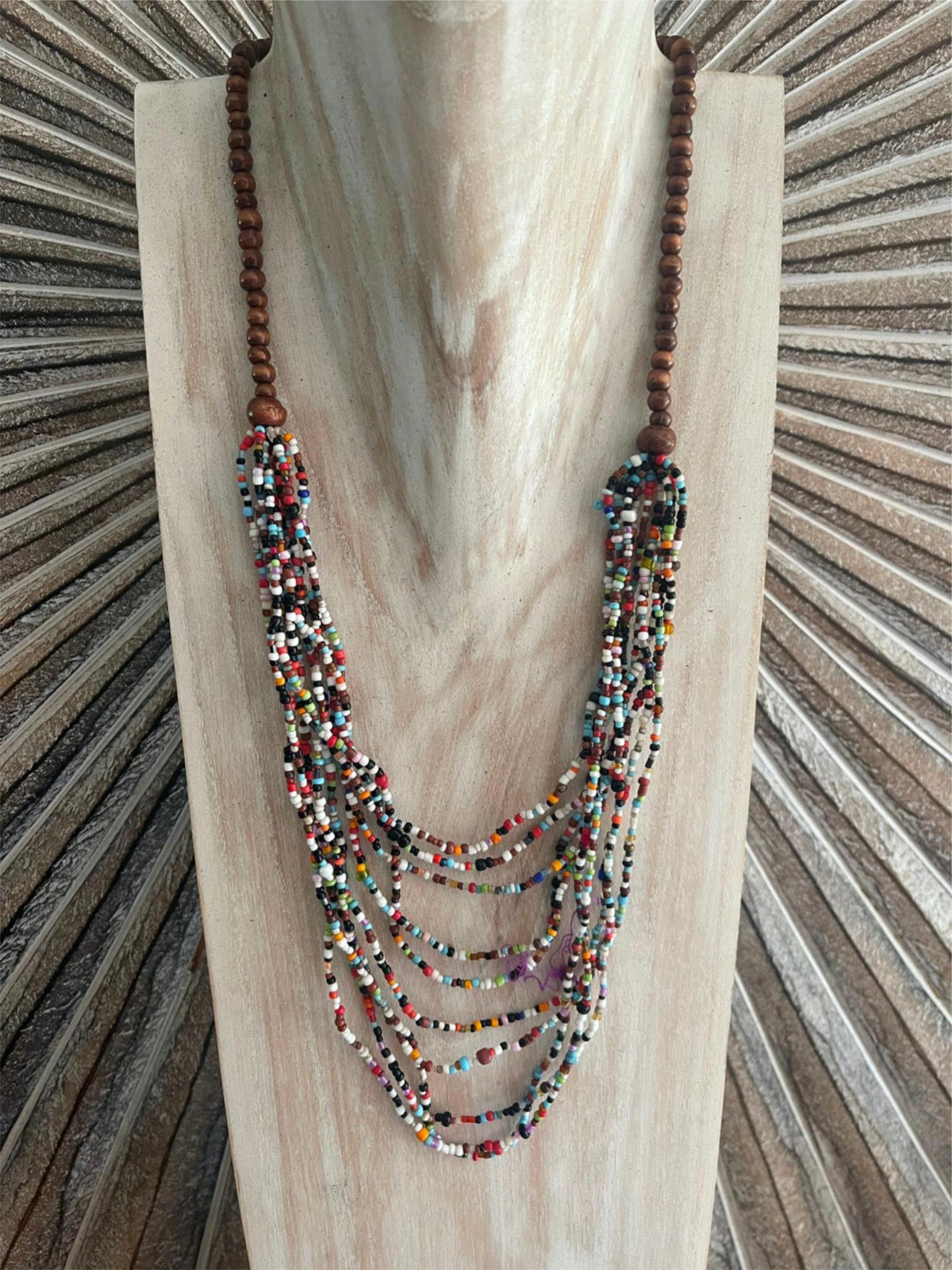 NEW Hand Crafted Balinese Bead Necklace - Balinese Jewellery