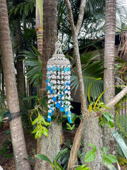 NEW Balinese Shell & Butterfly Windchime / Mobile - Bali Shell Mobile / Chime