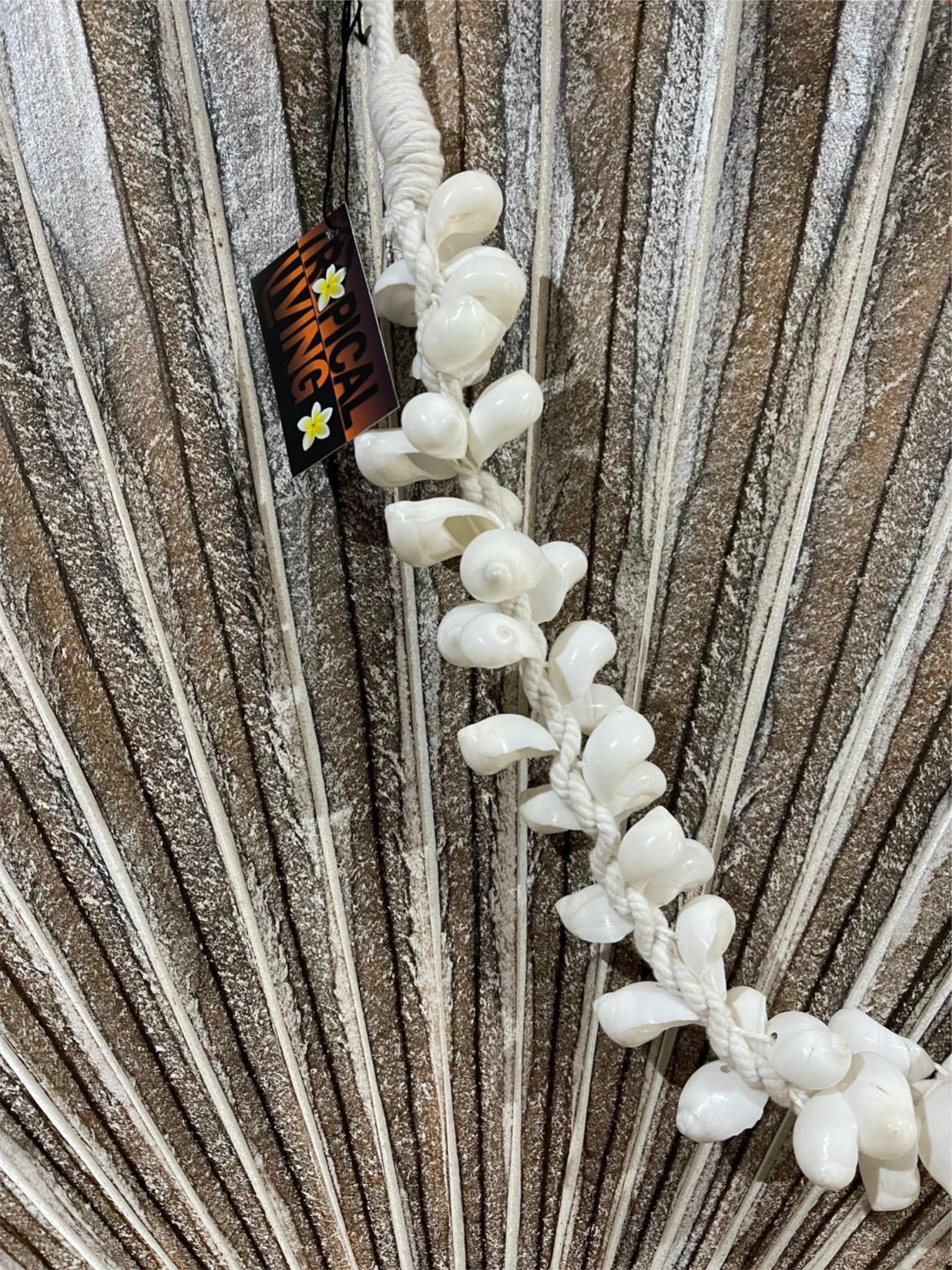 Shell Rope Decor New Hand Crafted Shell Hanger - Bali shells on Rope Decor - Bali BOHO ...