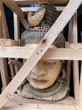 NEW Balinese Cast Shiva Head Sculpture - Traditional Balinese Statue - Bali Art