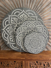 New Balinese MANDALA Style Wall Art -  Bali Wall Art - Painted Mandala Panels