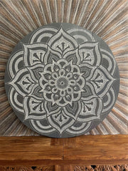 New Balinese MANDALA Style Wall Art -  Bali Wall Art - Painted Mandala Panels