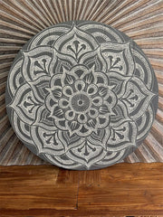 New Balinese MANDALA Style Wall Art -  Bali Wall Art - Painted Mandala Panels