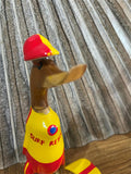 M NEW Balinese Hand Carved Wooden Surf Life Saving Duck - Bali Rice Paddy Duck