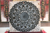 New Balinese Carved MANDALA / TROPICAL WALL PANELS - BALI WALL ART - Mandala 1m