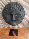 NEW Indonesian Hand Carved Wood Primitive Mask on Stand - TIMOR ART - Bali Art