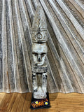 NEW Indonesian Hand Carved Primitive Wood Sculpture on Stand - TIMOR ART