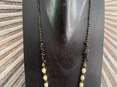 NEW Hand Crafted Balinese Bead, Turquoise Chip & Tree of Life Necklace w/Tassel