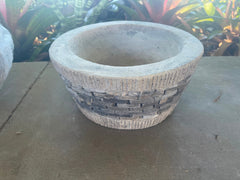 NEW Balinese Hand Crafted Marble Chip Pot - Balinese Pot - Bali Garden Pots S